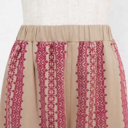 Fleece Flock Print Pants