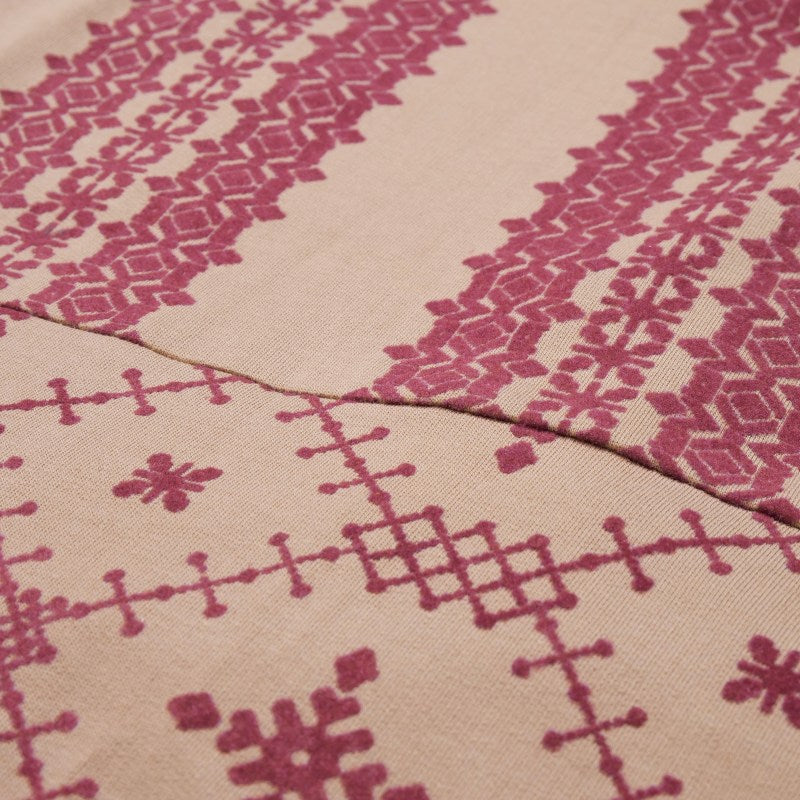 Fleece Flock Print Pants