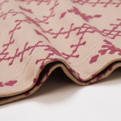 Fleece Flock Print Pants