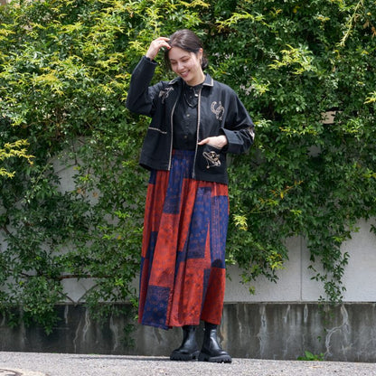 Rayon Bandana Print Skirt
