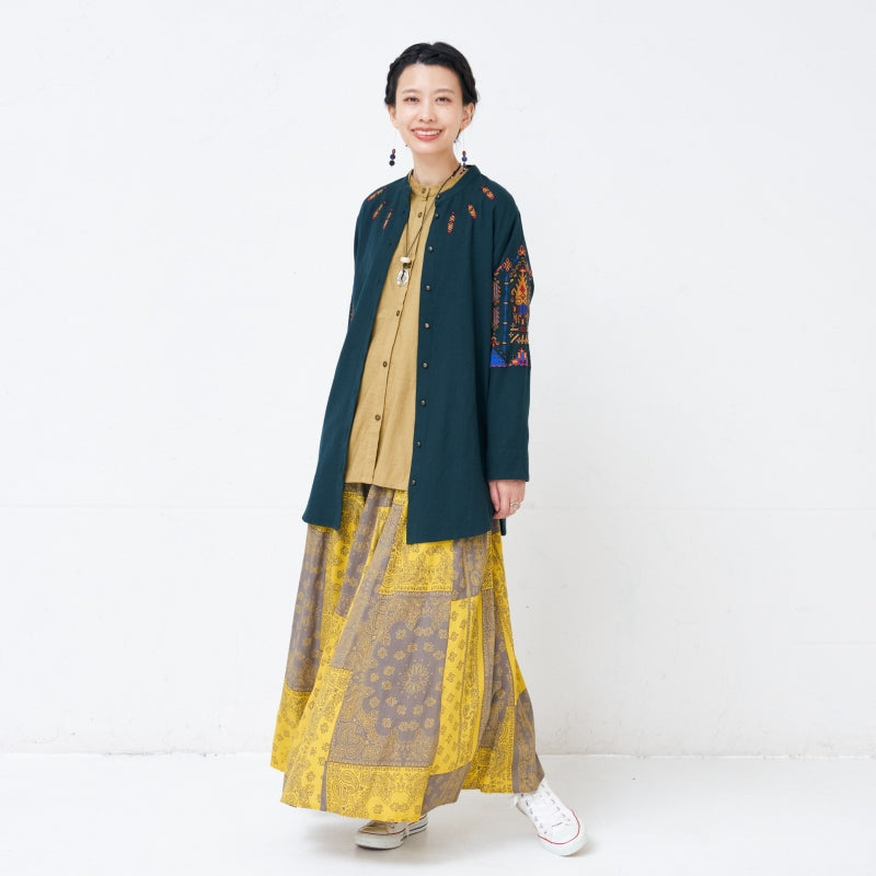 Rayon Bandana Print Skirt