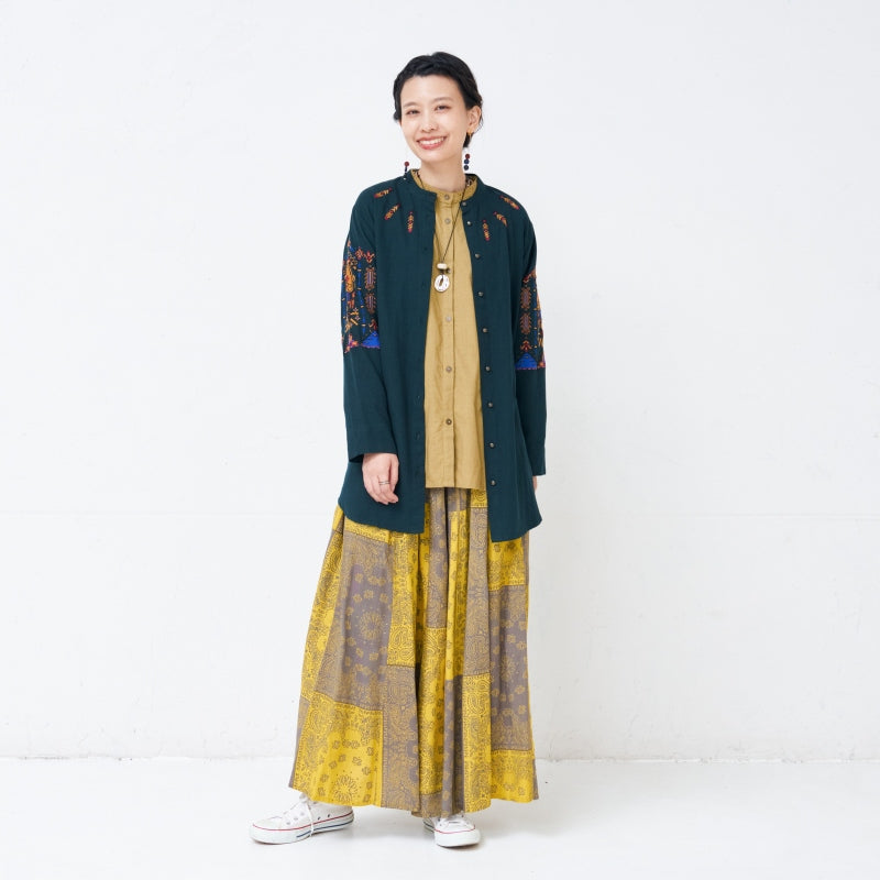 Rayon Bandana Print Skirt