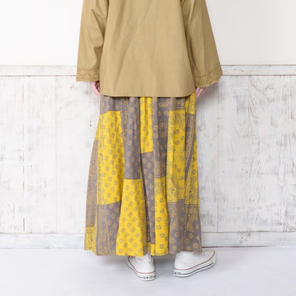 Rayon Bandana Print Skirt