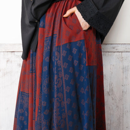 Rayon Bandana Print Skirt