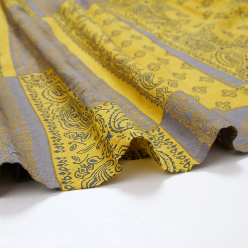 Rayon Bandana Print Skirt