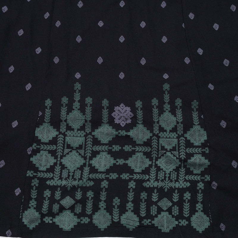 Rayon Nordic Print Skirt