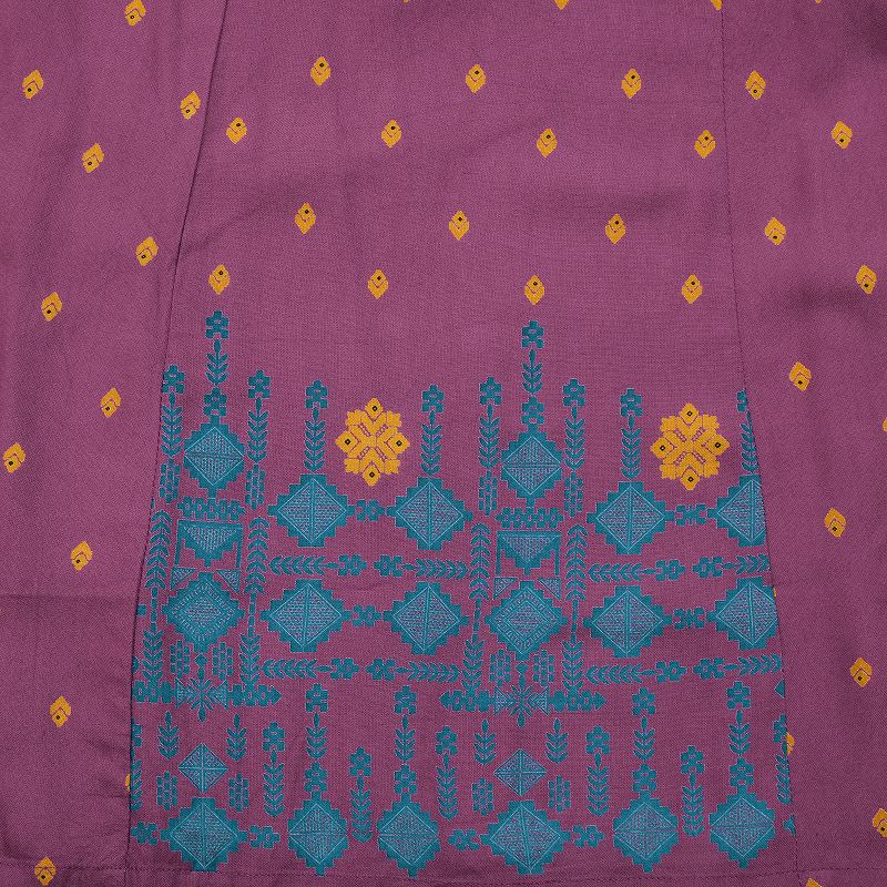 Rayon Nordic Print Skirt