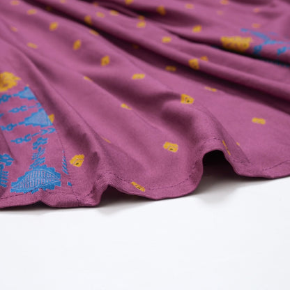 Rayon Nordic Print Skirt