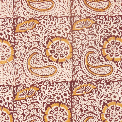 Tunika na Cotton Bagru Print na May Guhit